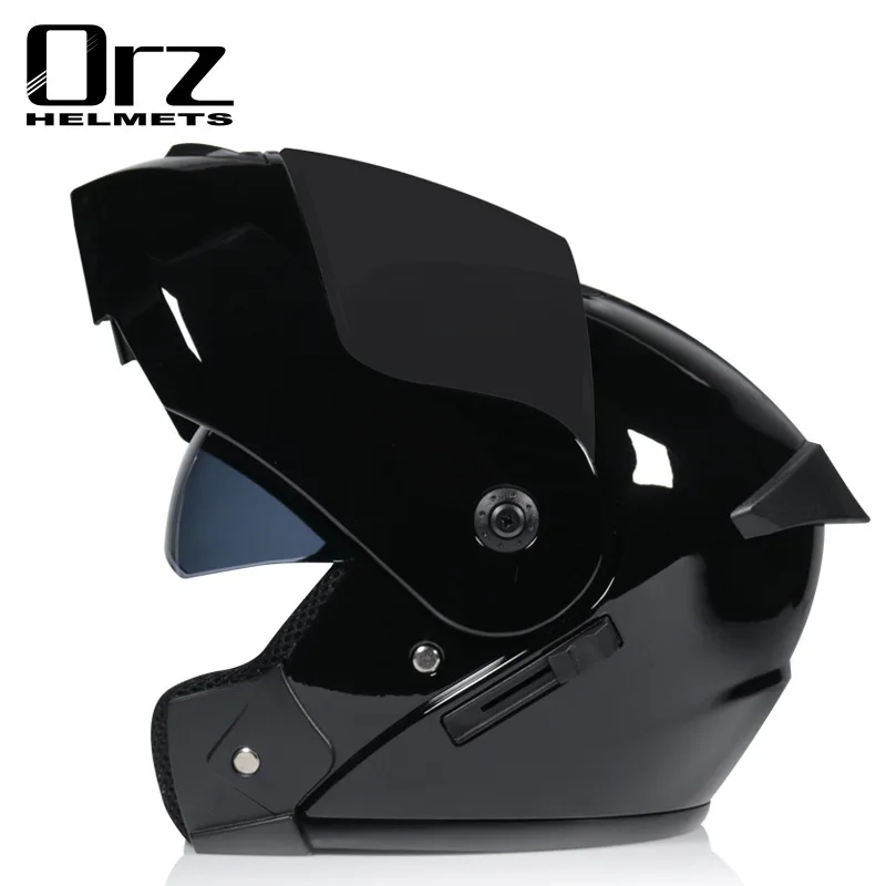Orz901 Double Lens Full Face R - Dual Visor Motorcycle Racing Helmet review and price