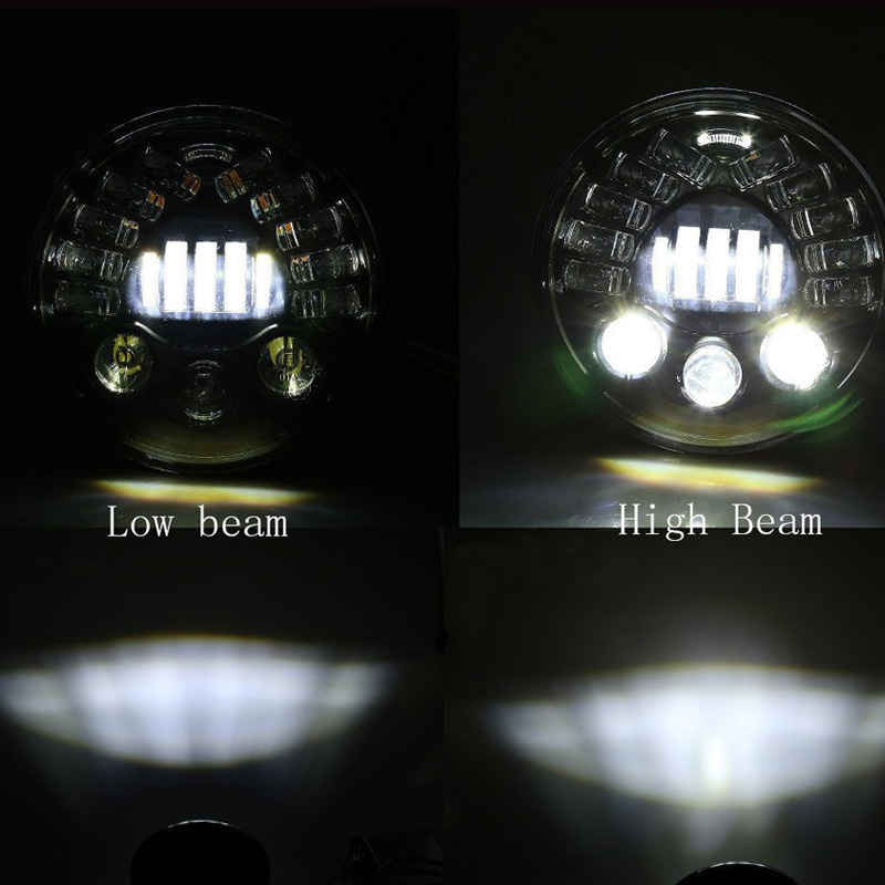 7inch Adaptive Round Motorcycl - Universal Motorcycle Led Headlight Projector review and price